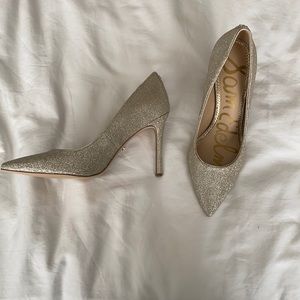 Champagne Sam Edelman stilettos. Size 7.5